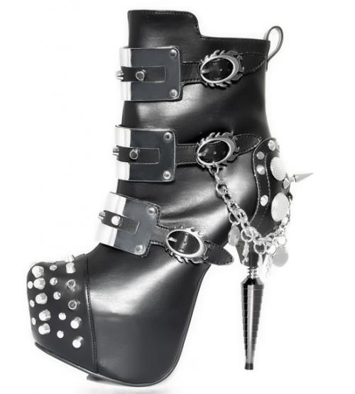 ATHENA (In Black) High-Fashion boots