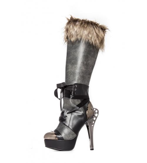 JUNO (In Pewter) High-Fashion boots